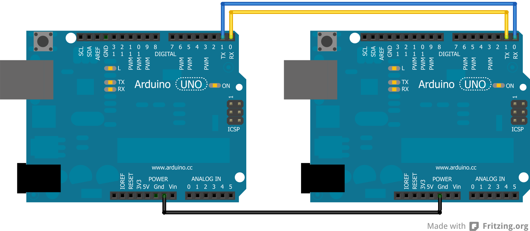 arduino hardware serial example